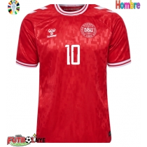 Camiseta Dinamarca Christian Eriksen #10 Primera Equipación Eurocopa 2024 manga corta
